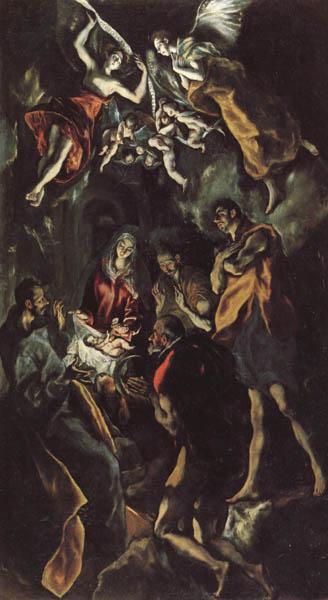 El Greco The Adoration of the Shepherds oil painting image